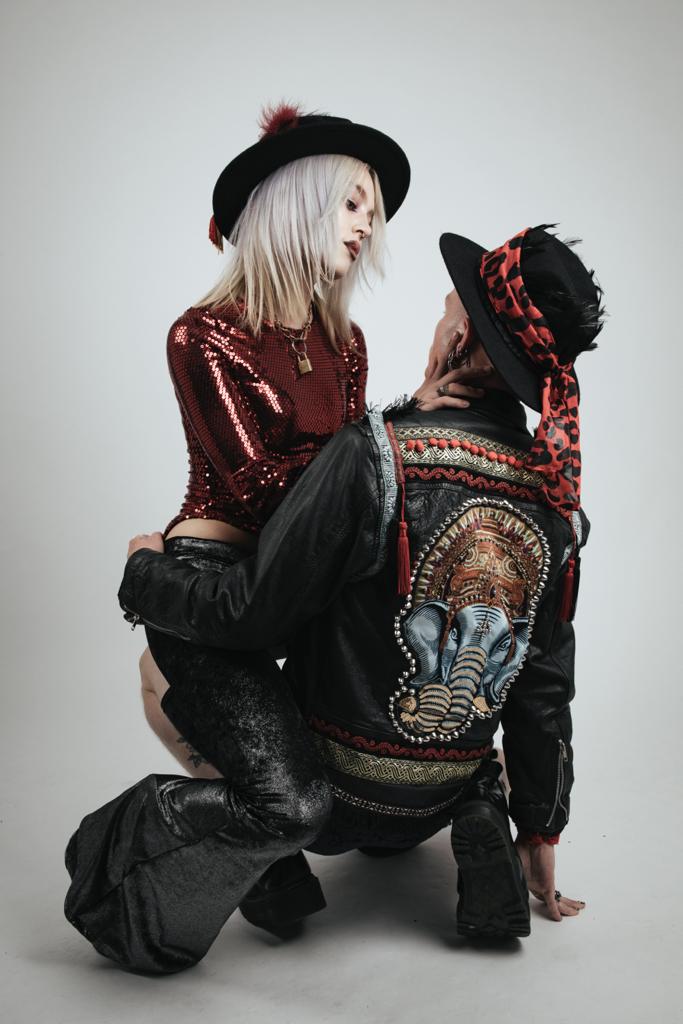 VOODOO CHILD Customised Leather Jacket