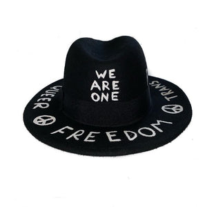 I AM LOVE Hand Painted Fedora