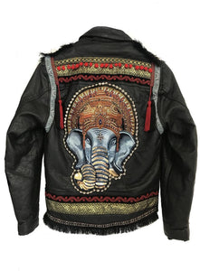 VOODOO CHILD Customised Leather Jacket