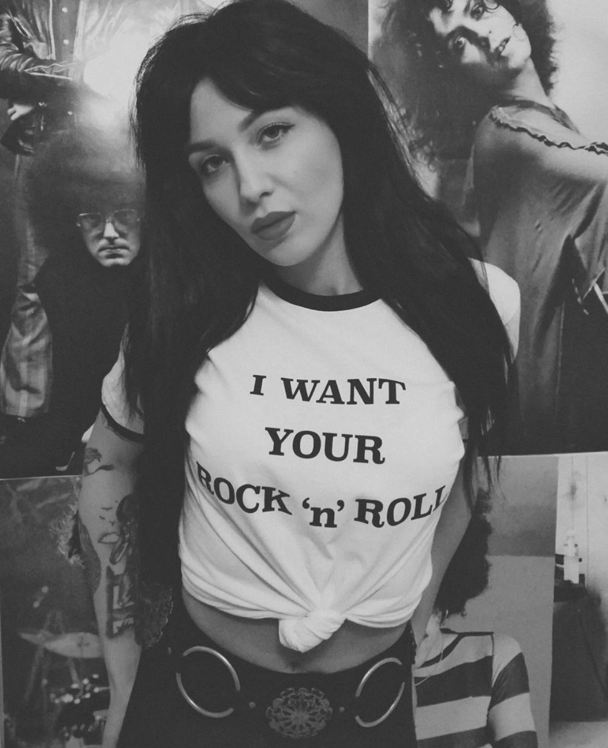 I WANT YOUR ROCK ‘n’ ROLL Ringer T-shirt (Unisex)